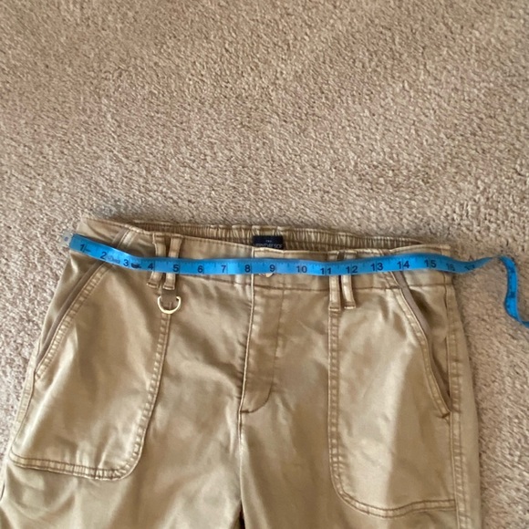 White House Black Market Curvy-Fit Soft Denim MidRise Skinny Jeans Beige 10 Long - Picture 8 of 13